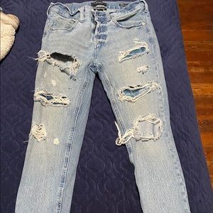 Pacsun Stacked Skinny Jeans